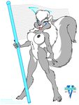  breasts cheesecake female flag joseph_ny mammal nipples pinup plain_background pose sapphire skunk solo white_background 