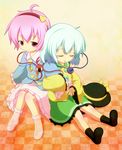  bangs highres komeiji_koishi komeiji_satori multiple_girls pila-pela siblings sisters touhou 