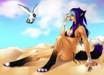  avian azelyn beach bikini bird catnip feline female licking mouse rodent seaside skimpy solo sweat tongue toy voyeur 