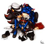  anal anal_penetration aoinoharinezumi crossdressing fishnet gay hedgehog legwear male mammal penetration penis plain_background sega shadow_the_hedgehog sonic_(series) sonic_team sonic_the_hedgehog stockings unknown_artist white_background 