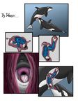  animal cervix cetacean dolorcin female feral human internal interspecies male marine orca pussy size_difference unbirthing vore womb zoo 