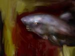  4:3 abstract fins fish gills looking_at_viewer marine shark shark_(ozmo) solo teeth unknown_artist wallpaper 