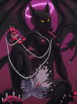  amara_telgemeier anthro beads breasts canine clitoris clitoris_piercing female genital_piercing mammal necklace nipples nude oce piercing pussy solo tongue wings wolf 
