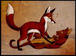  &hearts; &lt;3 abyssinian canine cat culpeofox feline feral fox lying mammal non-anthro on_back 