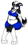  border_collie canine chest_tuft chubby dog fat female muzz pie_(character) solo 