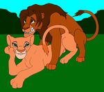  brown_eyes disney doggy_position female feral green_eyes male nala penetration raised_tail rule_34 simba straight tail the_lion_king unknown_artist 
