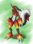  armor bunk digimon flamedramon forceswerwolf hybrid lagomorph male rabbit skunk skunkhase skunny 