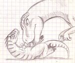  chibibass dinosaur female male oral raptor scalie sex t-rex 