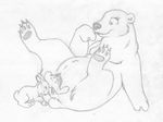  2009 amarimasi bear clitoris female feral insertion lagomorph legs_up nude on_back penetration polar_bear pussy pussy_juice rabbit size_difference sketch solo spread_legs spreading unbirthing vaginal vaginal_penetration wet 