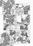  comic doujin female kurohane_karasu lopunny lucario male pok&eacute;mon straight 