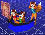  canine female fox kittfoxx swimsuit vixen 