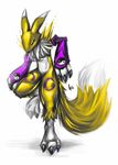  canine darkthur digimon female fox renamon solo 