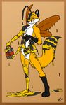  canine fox insect liquid paint solo spookaboo transformation wasp wet wings 