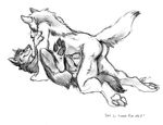  balls blackteagan canine canine_penis gay knot male nude on_back penis sex sketch 