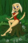  14-bis brandy_and_mr._whiskers brandy_harrington canine dog female fernando_faria forest solo swimsuit tree 