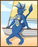  2007 bikini blue boat crest dragon female javanshir lakebound piercing sail scalie skimpy solo tail_ring 