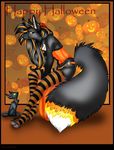  canine cat corset dyed_fur feline female fox frisket halloween melissa_o&#039;brien stockings 