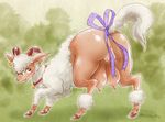  crotchboob female feral hooves melonleaf shaved sheep 