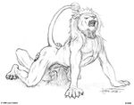  1994 all_fours feline fellatio lion lyon_castro male oral oral_sex sex 