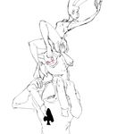  ace_(rq) avian bird blush cat feline female lagomorph line_art male panty_shot peeking rabbit ruby_(rq) ruby_quest straight tom_(rq) 