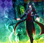  bad_id bad_pixiv_id capelet cross long_hair male_focus marchen marchen_von_friedhof solo sound_horizon unabara_misumi wand yellow_eyes 