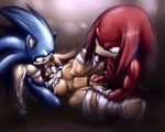  echidna fellatio female group group_sex hedgehog interspecies knuckles_the_echidna male mammal muscles oral oral_sex penetration penis pussy sega sex sonic_(series) sonic_team sonic_the_hedgehog spitroast straight threesome tikal_the_echidna unknown_artist vaginal vaginal_penetration 