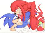  anal_penetration anthro cum cum_inside duo gay handjob hedgehog knuckles knuckles_the_echidna male mammal penetration penis plain_background sega sex sonic_(series) sonic_the_hedgehog unknown_artist white_background 