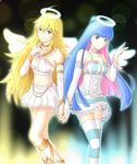  absurdres angel halo highres panty_&amp;_stocking_with_garterbelt panty_(character) panty_(psg) stocking_(character) stocking_(psg) wings 