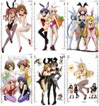  akiyama_mio animal_ears astraea baka_to_test_to_shoukanjuu blush bunny_girl bunnysuit charlotte_e_yeager erica_hartmann francesca_lucchini gertrud_barkhorn himeji_mizuki hirasawa_yui ikaros isis_eaglet k-on! kinoshita_hideyoshi kotobuki_tsumugi lily_strosek lyrical_nanoha mahou_senki_lyrical_nanoha_force mahou_shoujo_lyrical_nanoha miyafuji_yoshika nakano_azusa nymph_(sora_no_otoshimono) smile sora_no_otoshimono strike_witches tail tainaka_ritsu to_aru_kagaku_no_railgun to_aru_majutsu_no_index trap wings yuri 