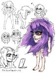  demon devilman go_nagai nagai_gou psycho_jenny purple_hair 