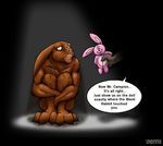  comic funny gay humour lagomorph lol male muscles nude rabbit scar scared sn toony voyeur watership_down 