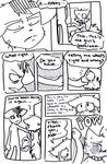 abbey_(bcb) abuse anorexia armadillo bittersweet_candy_bowl black_and_white bullying cat comic daisy_(bcb) dialog disaster_dominoes english_text feline female mammal monochrome necklace pain plain_background punch sketch taeshi_(artist) text trembling white_background 