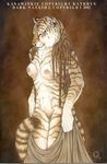  breasts dark_natasha feline female solo tiger undressing 