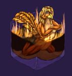  avian bird dracko female fire glass micro phoenix pose solo 