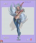  bittenhard female gijinka grey_eyes panties pok&eacute;mon pok&eacute;morph solo topless underwear zangoose 