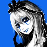  31_violence eye_shadow eyeshadow female kagiyama_hina makeup monochrome portrait touhou violence_kumahina 