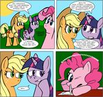  blonde_hair blue_eyes cocaine comic cutie_mark drugs english_text equine female feral friendship_is_magic fur green_eyes hair horn horns horse mammal michael_jackson my_little_pony pink_fur pink_hair pinkie_pie_(mlp) pony purple_eyes sun text thriller twilight_sparkle_(mlp) two_tone_hair unicorn 