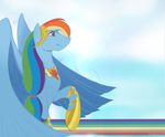  equine female feral friendship_is_magic fur hooves jewelry mammal my_little_pony pegasus rainbow rainbow_dash_(mlp) scappo solo wings 