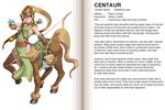  centaur hooves kenkou_kurosu monster_girl_profile solo taur 