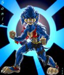  black-rat clothing ears hedgehog keanon_woods male mammal muscles nose pants sega shirt shoes solo sonic_(series) sonic_the_hedgehog teeth transformation 