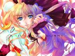  blonde_hair blue_eyes heart highres long_hair macross macross_frontier macross_frontier:_itsuwari_no_utahime multicolored_hair purple_hair sheryl_nome solo two-tone_hair wallpaper yuuki_sara 