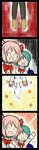  alternate_hair_color arm_up comic d-rev_g gaijin_4koma kaname_madoka kyubey mahou_shoujo_madoka_magica mami_mogu_mogu miki_sayaka multiple_girls o_o open_mouth smile spoilers tears tomoe_mami 