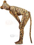  feline fursuit human no_face photo real solo tiger what zentai 