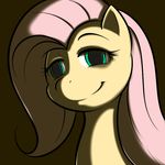  equine female feral fluttershy_(mlp) friendship_is_magic horse kloudmutt mammal my_little_pony pony smile solo yandere 