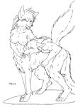  breasts canine doggy_position el_muzzle_rover female male sex straight taur wolf 
