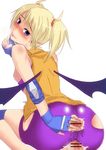  :p anus aq_interactive arcana_heart artist_request ass atlus blonde_hair blush censored examu highres lilica_felchenerow pointy_ears pussy sex smile spread_anus tongue tongue_out torn_clothes vaginal wings 