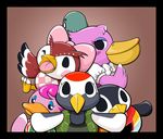  animal_crossing aurora aurora_(animal_crossing) bird brewster celeste doubutsu_no_mori duck fuuko_(doubutsu_no_mori) gladys gladys_(animal_crossing) miranda miranda_(animal_crossing) nintendo ostrich owl pelican pelimi_(doubutsu_no_mori) penguin phyllis pigeon 