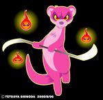  2000 angry kama_itachi pink scythe_weasel tetsuya_shinoda weasel 