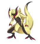  gen_5_pokemon haxorus highres no_humans not_shiny_pokemon pokemon pokemon_(creature) shinoi 