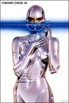  cyborg female hajime_sorayama pinup shiny solo technophilia 